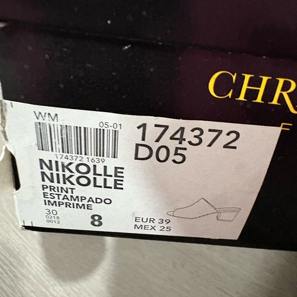 Christian Siriano Black Floral Mules - Picture 3 of 3